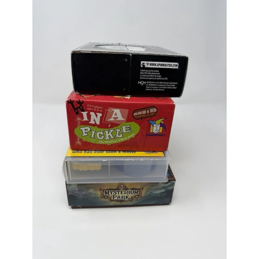 4 Family / Party Board Games (10-12+, 2-4+ Player) In A Pickle, Etc. - COMPLETE